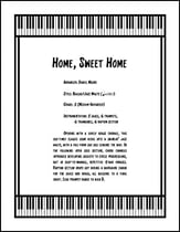 Home, Sweet Home Jazz Ensemble sheet music cover